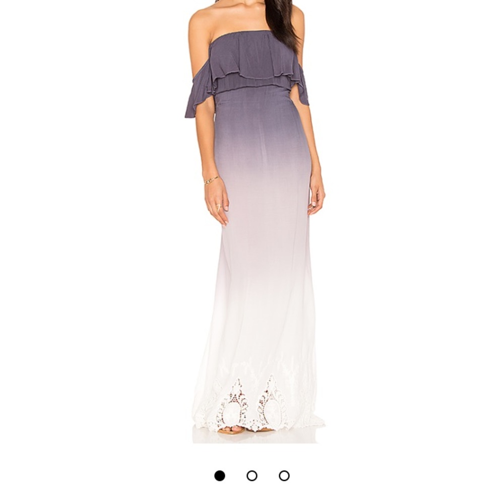 Young, Fabulous and Broke ombré  maxi dress